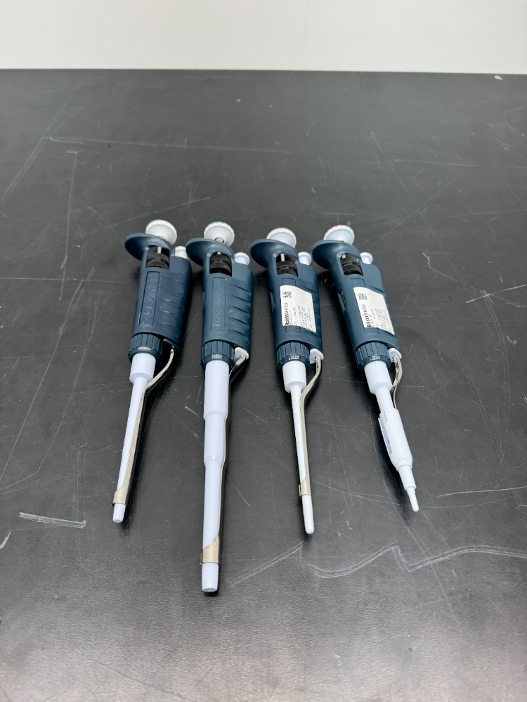 Image of Pipetman Single Chanel Pipettes Quantity 4